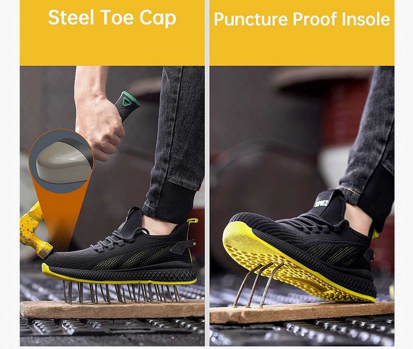 Obuwie ochronne SPIEZ buty ze stalowym noskiem antypoślizgowe 38 r 39