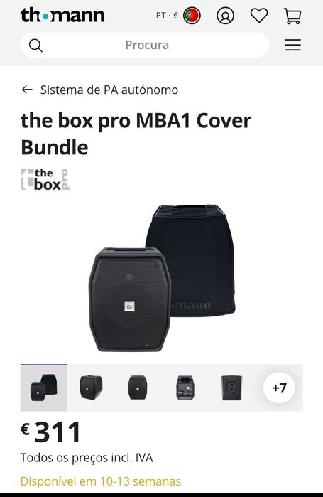 Coluna amplificada com bluetooth - 300w