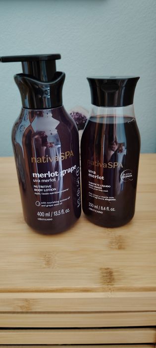 Conjunto Nativa Spa Uva Merlot Boticário