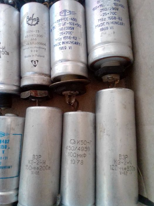 Конденсаторы СССР