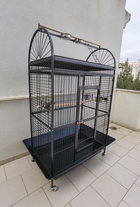 Gaiola Yaco4 para Papagaio ou Arara 101 x 61 x 178 cm