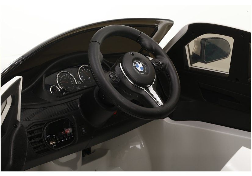 Auto Na Akumulator Bmw X6 Czarne Skóra, Eva
