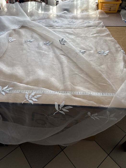 Firana z organzy wysokość 2,80 cm