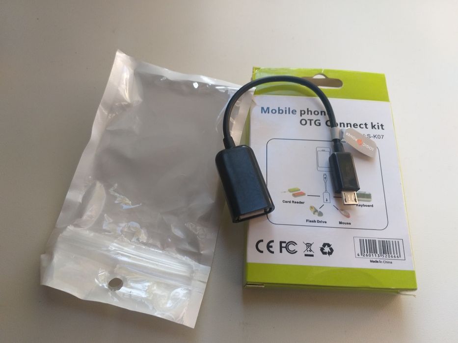 Адаптер переходник Logic Power micro-USB на USB-A. OTG Connector.