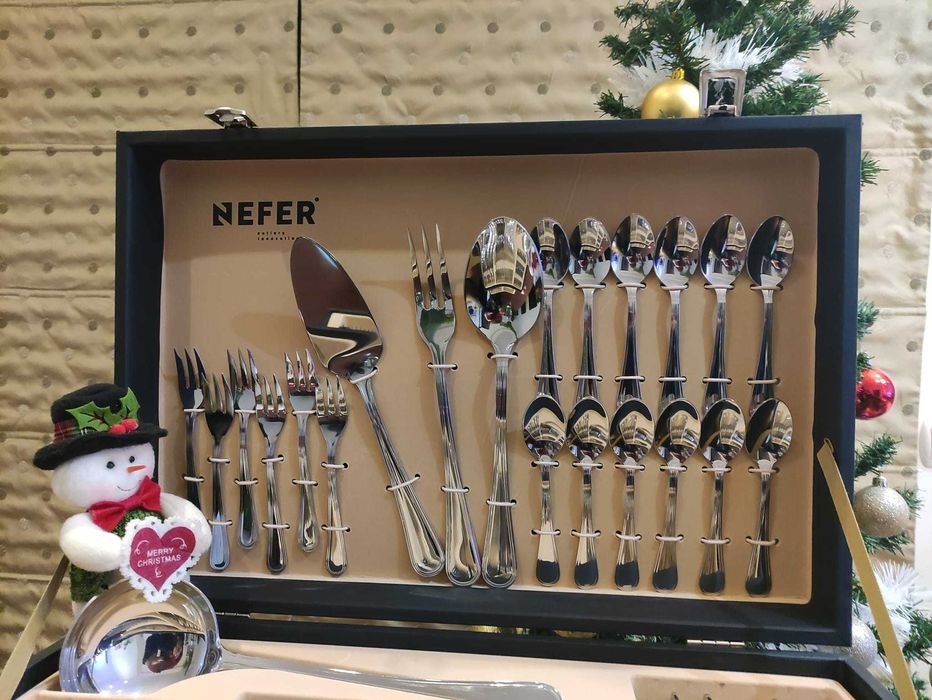 Faqueiro completo em Inox - 130 Peças - Qualidade a ótimo preço