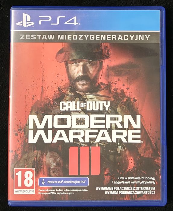 Call Of Duty MW3 PL Dubbing na PS4 i PS5 MW III stan BDB CoD Modern Warfare 3