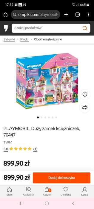 Playmobil- Duży zamek dla księżniczki