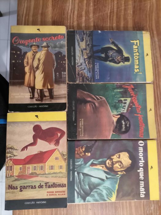 Livros da Colecção Fantômas, em bom estado.