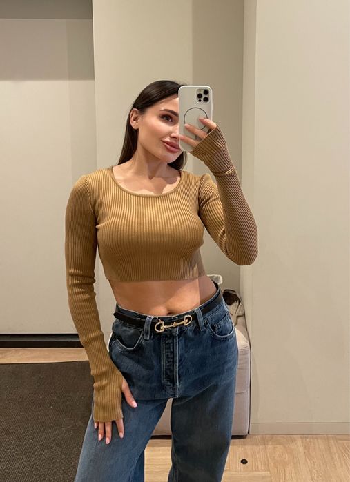 Класний светр топ xs/s roze