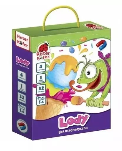 Lody, gra magnetyczna. Roter Kafer