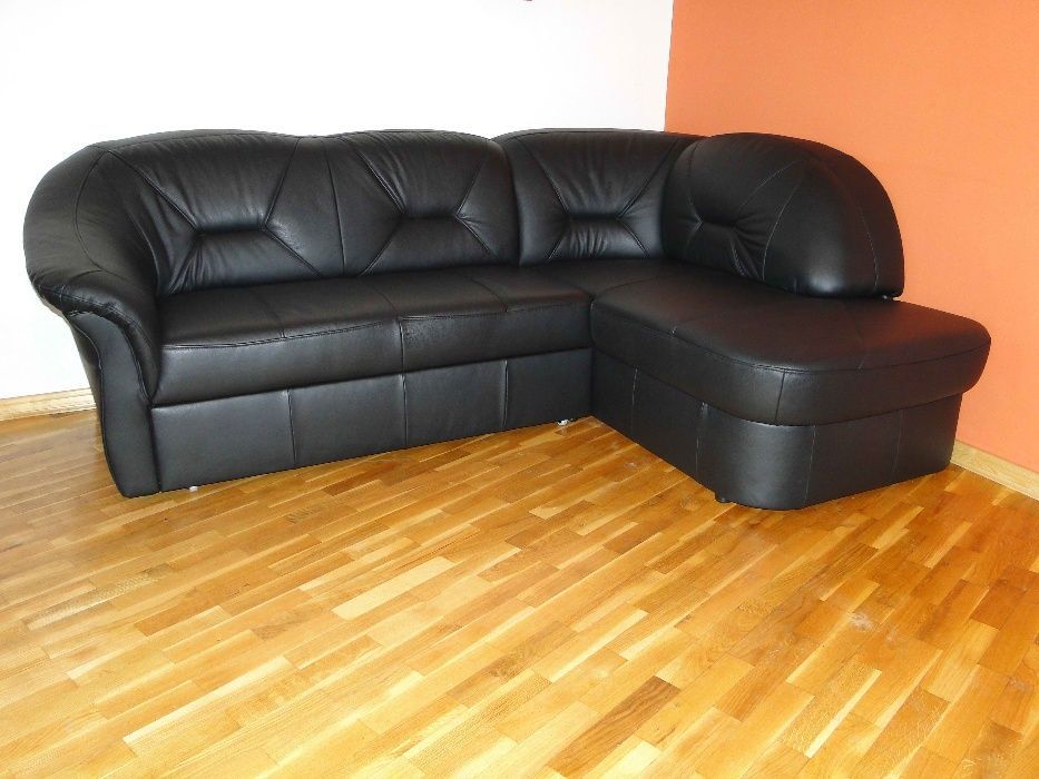 Letnia promocja Narożnik sofa narożna FRESH  naturalna skóra PRODUCENT