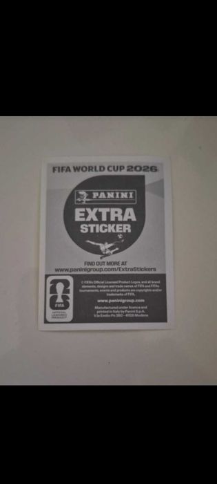 Extra sticker mundial 2026