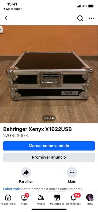 Behringer xenyx 1622usb com case