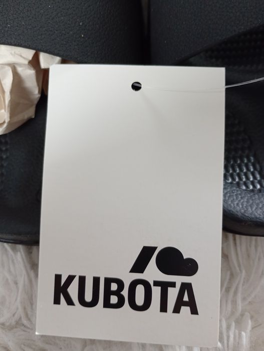Klapki męskie czarne Kubota rozmiar 45