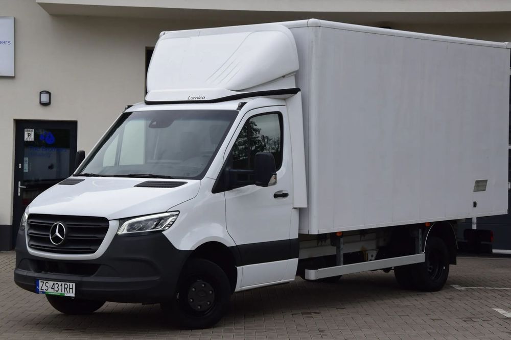 Mercedes-Benz Sprinter 519 CDI  Kontener Na bliźniaku , Automatyczna skrzynia 190 KM, Salon PL   Na gwarancji  519 Automat Na bliźniaku , Gwarancja Salon PL Stan fabryczny