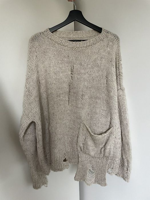 Свитер оверсайз,ручная работа