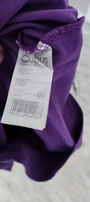 Bluzeczka fioletowa Cubus, rozmiar 86.