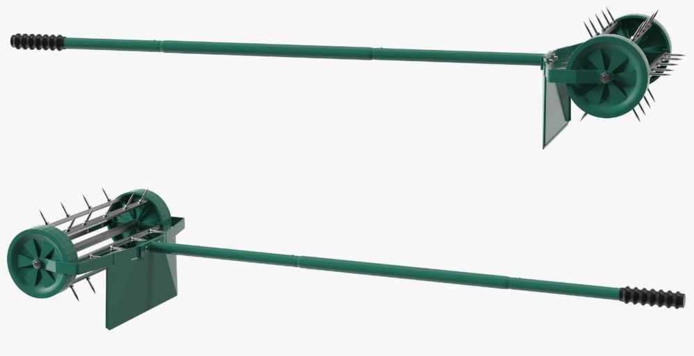 Aerator Wertykulator Ręczny Walcowy Kolce do Trawy Trawnika Murawy