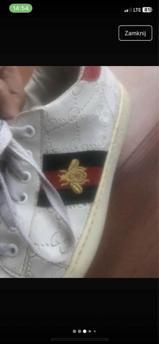 Adidasy logowane gucci