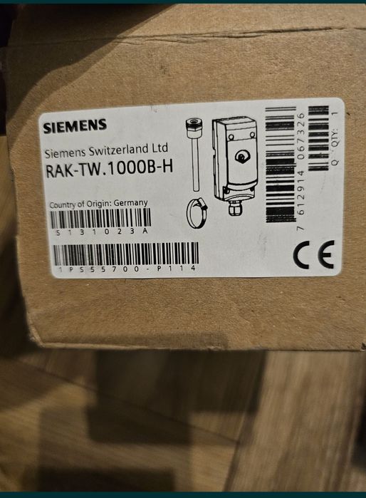 Siemens Termostat zanurzeniowy/przylgowy