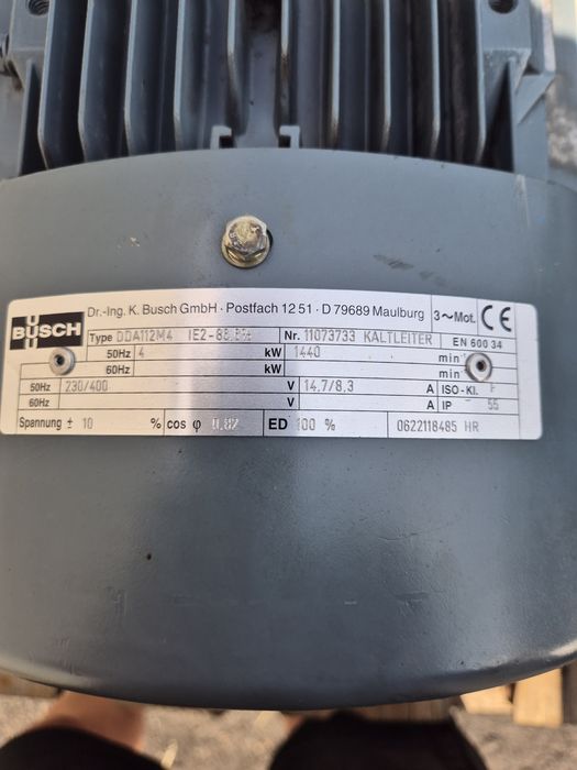 Pompa próżniowa busch MI 150 bv