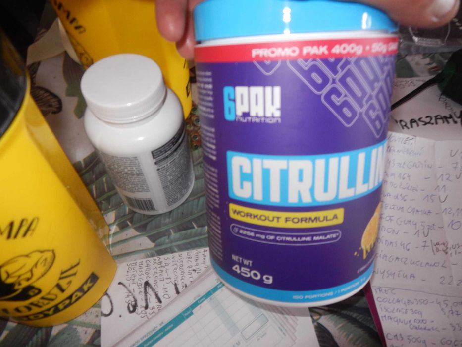 Wyprzedaż->6PAK CITRULLINE 450g JAR smak grapefruit