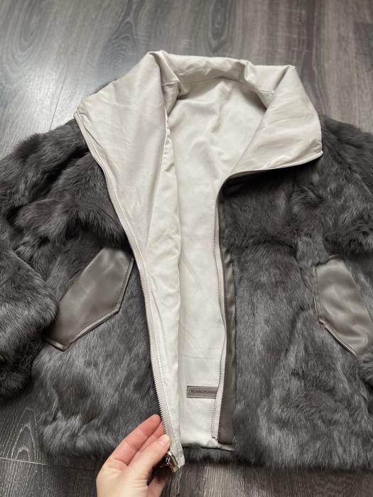 Двухстороння парка, шубка 2в1