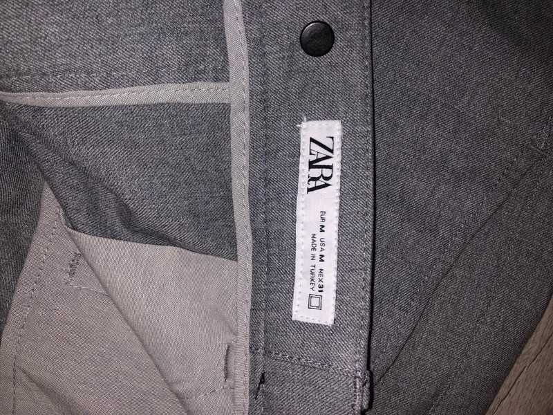 Calças Chino Cinzentas Zara MEN