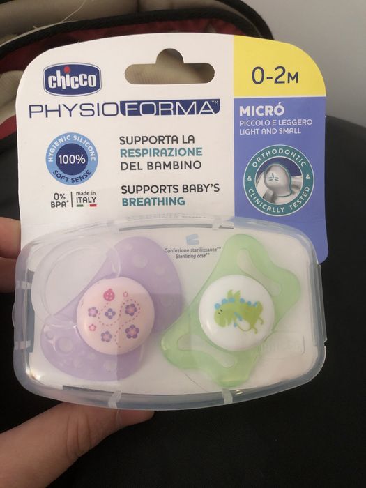 Chupetas Chicco Novas 0-2 m