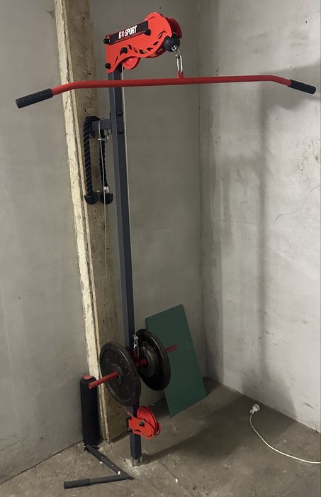 Siłownia obciążenia 143kg + sprzęt