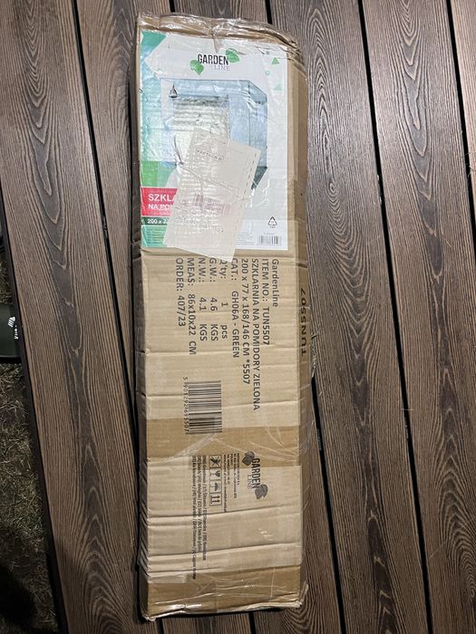 Szklarnia do pomidorow nowa