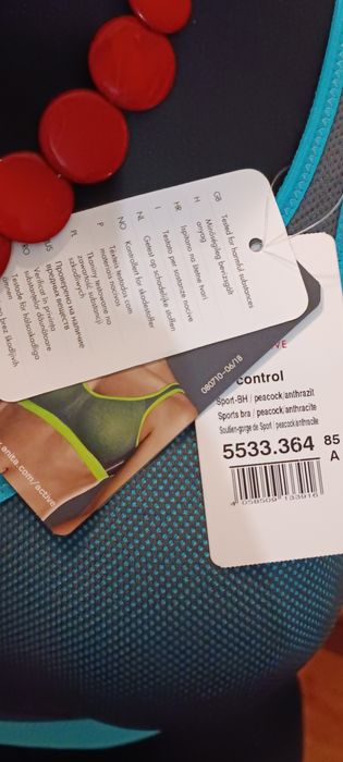 Biustonosz Sportowy ANITA r. 85 A/B z Metką