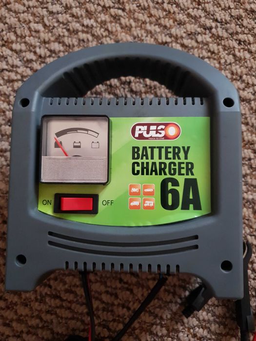 Зарядний пристрій Pulso 6A зарядка до машини автозарядка акамулятора
