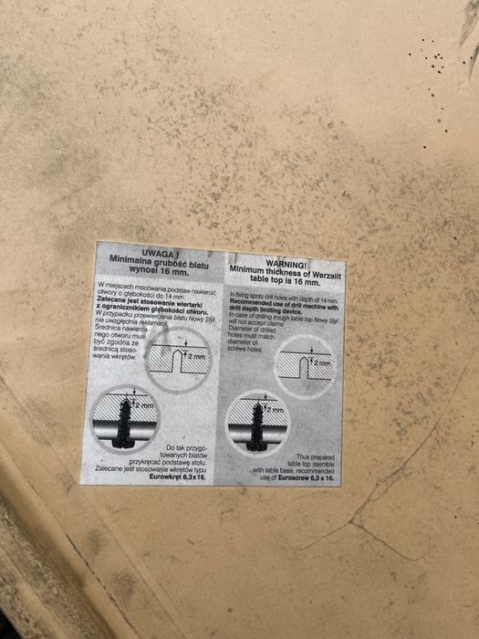 Stół kuchenny 120/80