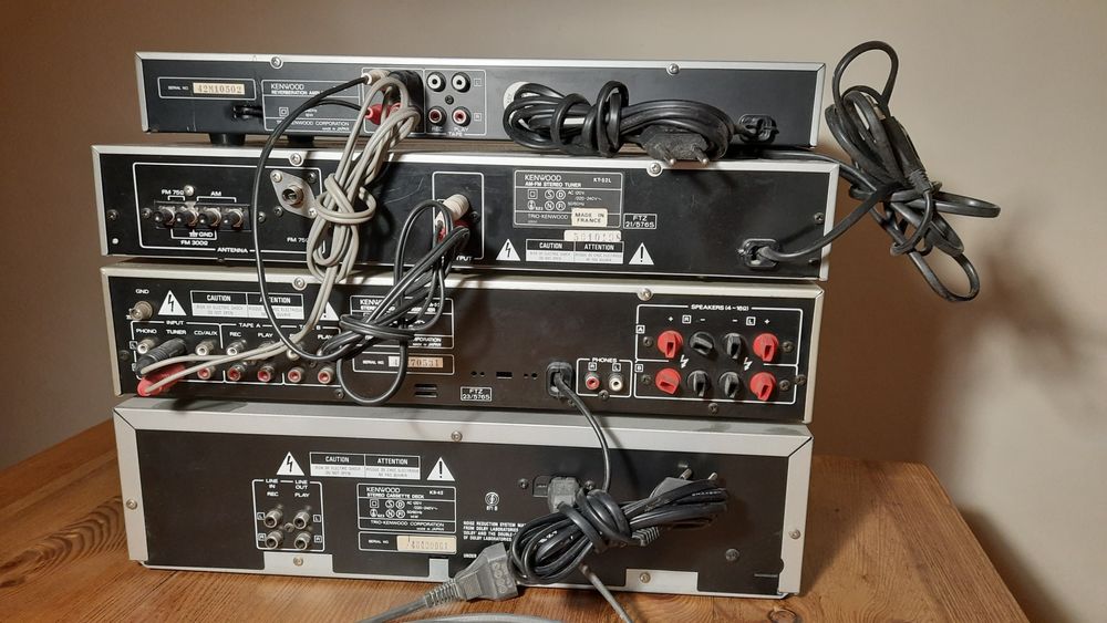 Wieza Kenwood Silver srebrna lata 80 te