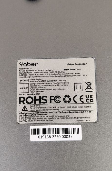 Проектор YABER Pro V9 з США
