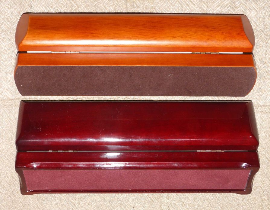 2 шт. Футляр Ювелирный Натуральное Дерево Киевский Ювелирный Завод КЮЗ