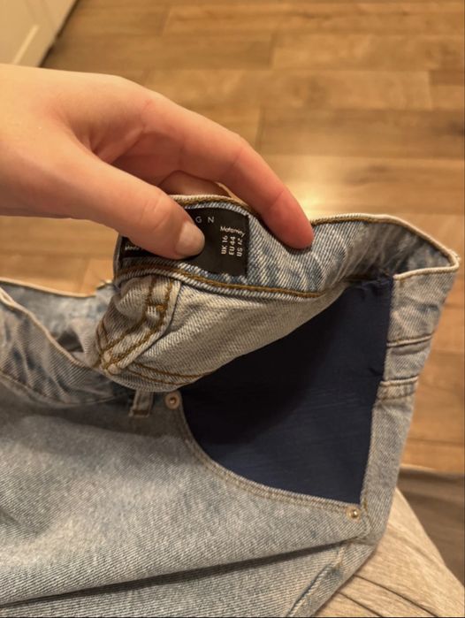 Spodnie jeansy ciążowe asos