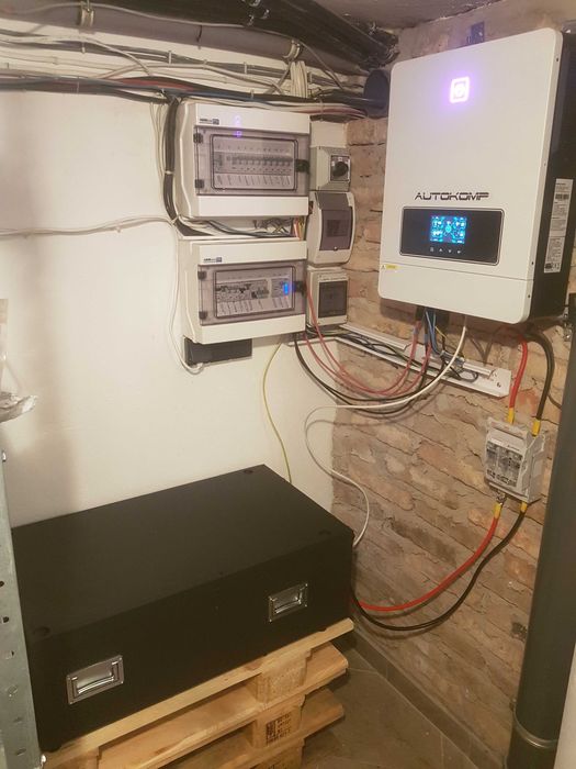15kW magazyn energii LiFePO4 48V 51,2V niskonapięciowy BMS