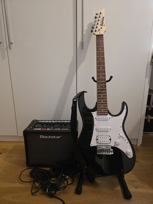 Zestaw gitara Ibanez Gio RGX40-BKN + Wzmacniacz Blakstar ID-10-V3.