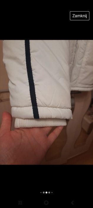 Kurtka biała męska L SMOG