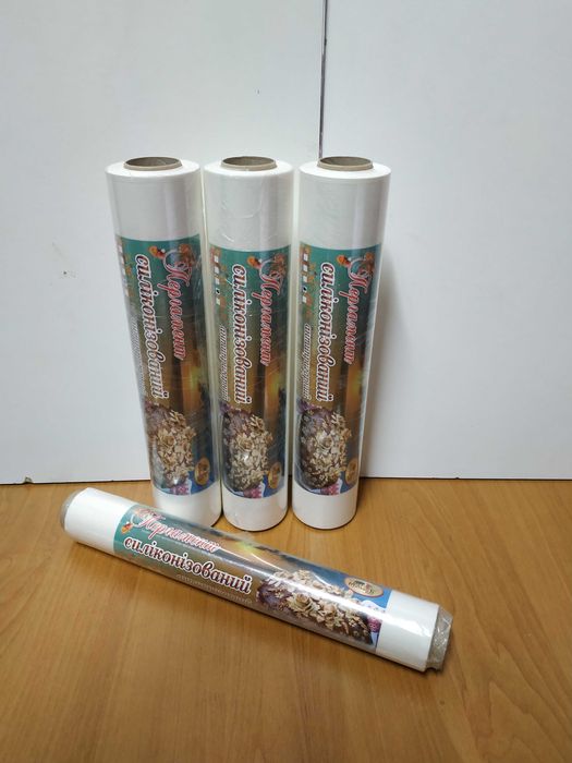 стрейч плівка перв. 500мм/17мк/250м (1,9кг),скотч,ППБ,фольга,пергамент