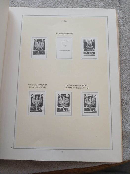 Album do znaczków pocztowych PRL - wyd.1955r.