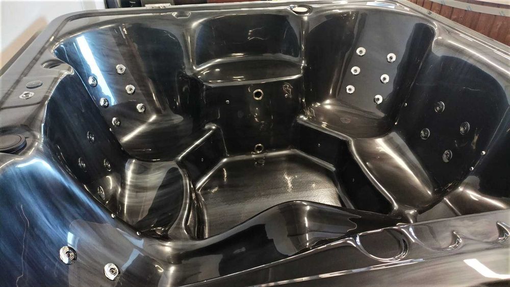 Balia, jacuzzi, ogrodowe, akryl, kwadrat 245/245 cm,