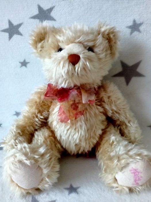 Uroczy Miś z kokardką Jakość firmy Hamleys