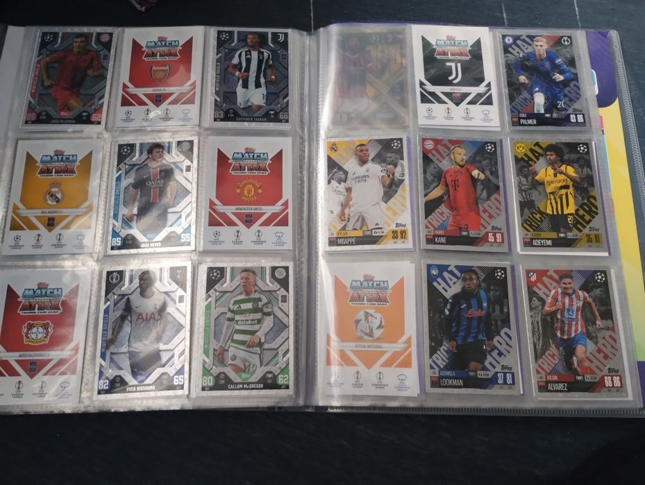 Topps match attax 2024/2025 extra  karty opis Messi goat platinium pul
