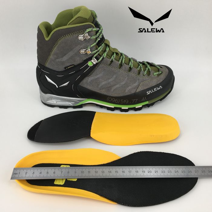 Детские кожаные ботинки Salewa Trainer GTX Gore-Tex 40 1/2 оригинал