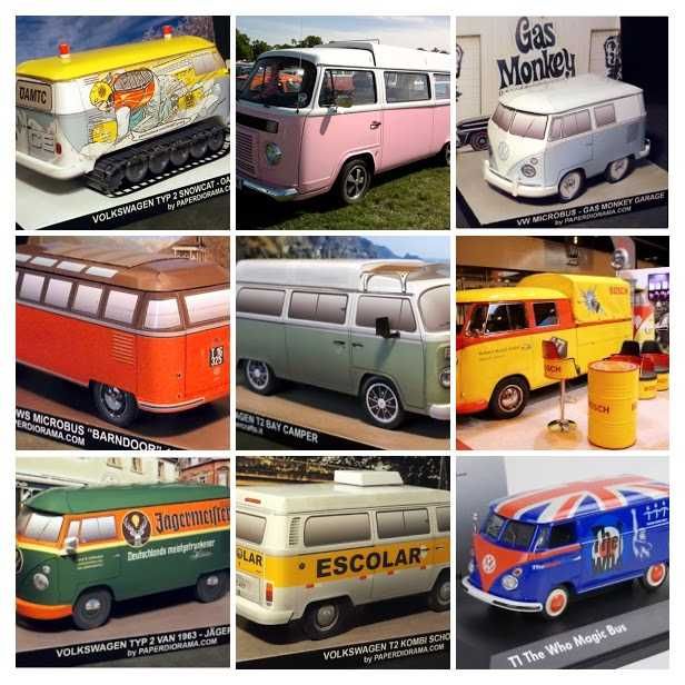 Колекція паперового моделювання VW T1