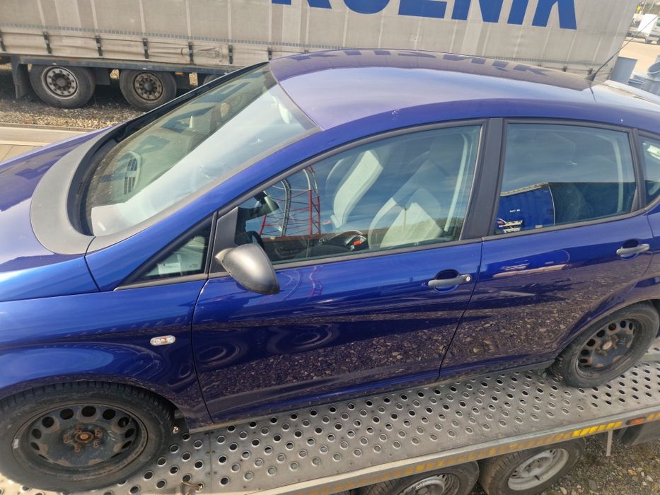Seat altea LS5S granatowy metalik silnik 1.6mpi maska blotnik 5drzwi