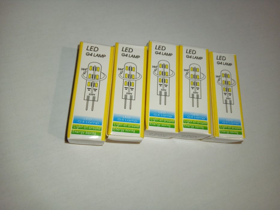Лампи  ЛЕД 220 В  (лот 5шт.)